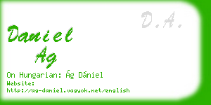 daniel ag business card